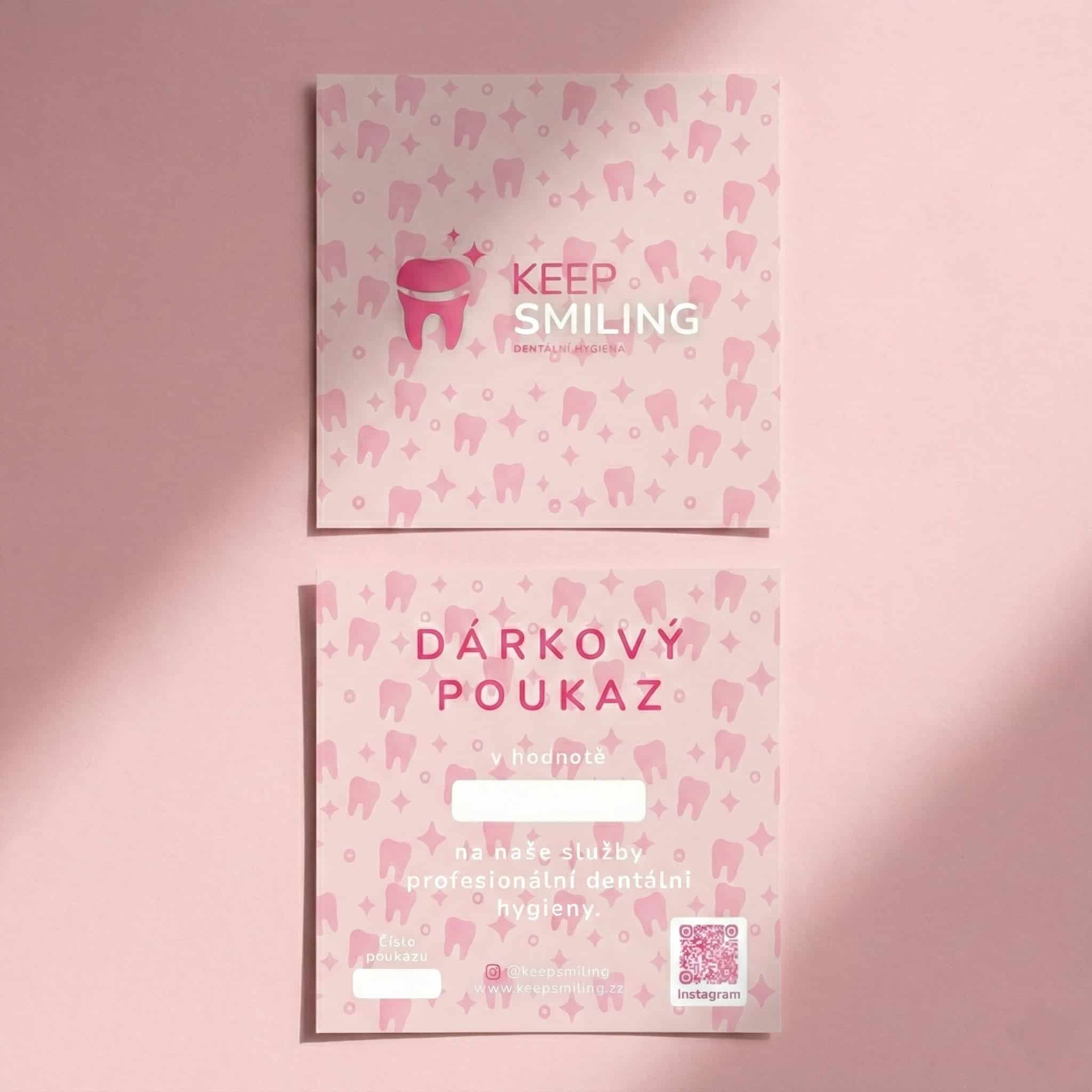 DÁRKOVÉ POUKAZY - Keep Smiling